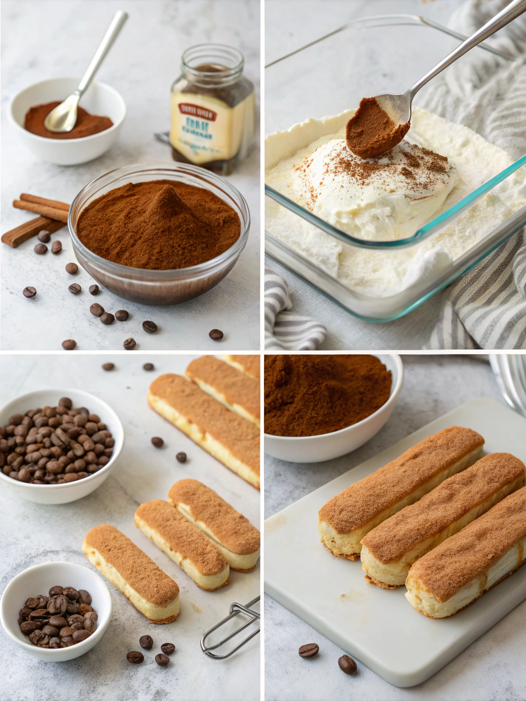 tiramisu preparing steps