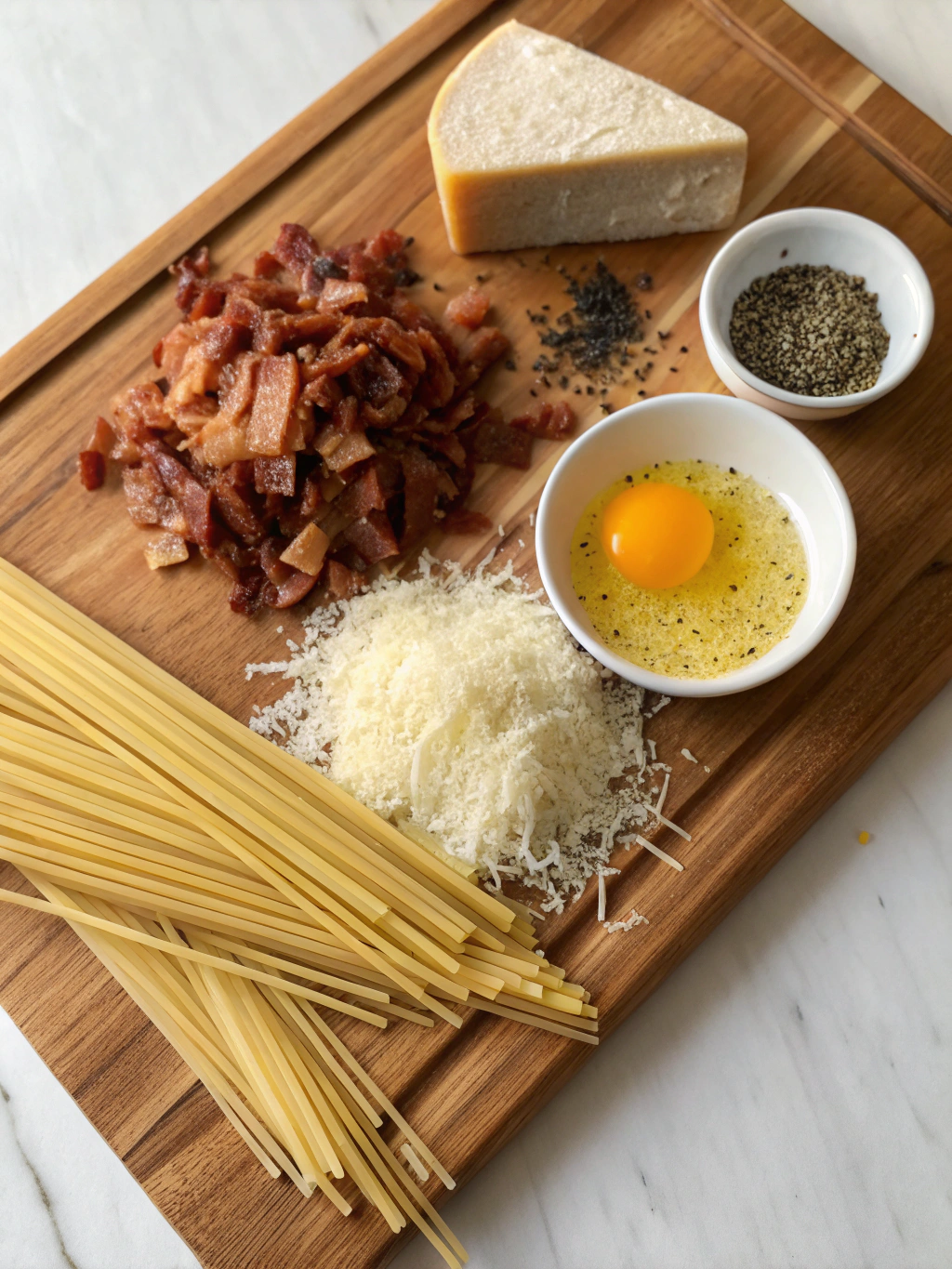 spaghetti carbonara ingredients